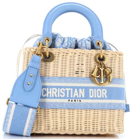 borsa christian dior paglia|lady dior borse.